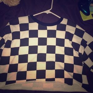 This is a forever 21 Checkered crop top